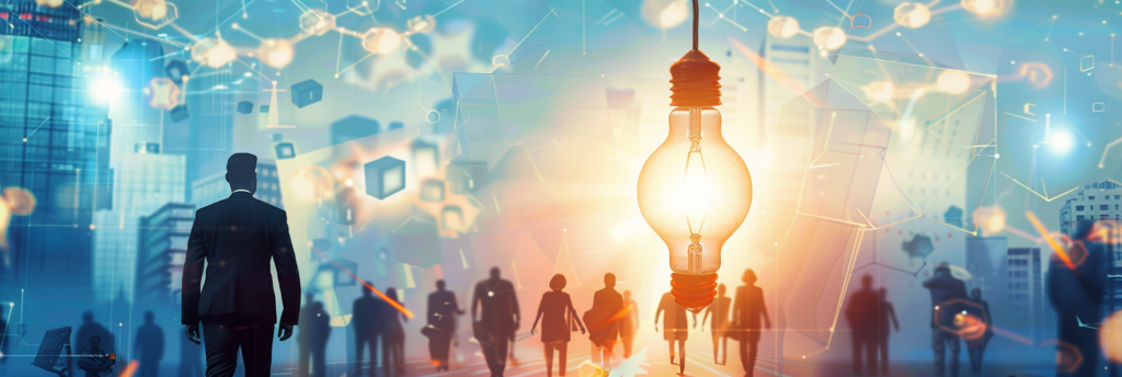 Uma imagem que captura a essência do empreendedorismo moderno, focando no sucesso através da precificação estratégica, atendimento excepcional e adaptação ao mundo digital. Transmita profissionalismo, inovação e inspiração para empreendedores visionários.