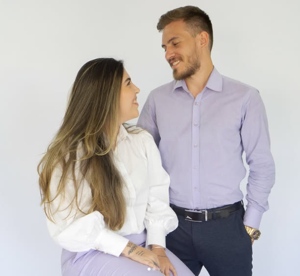 Vivian Mercês e Henrique Nascimento, fundadores da VIZI Business